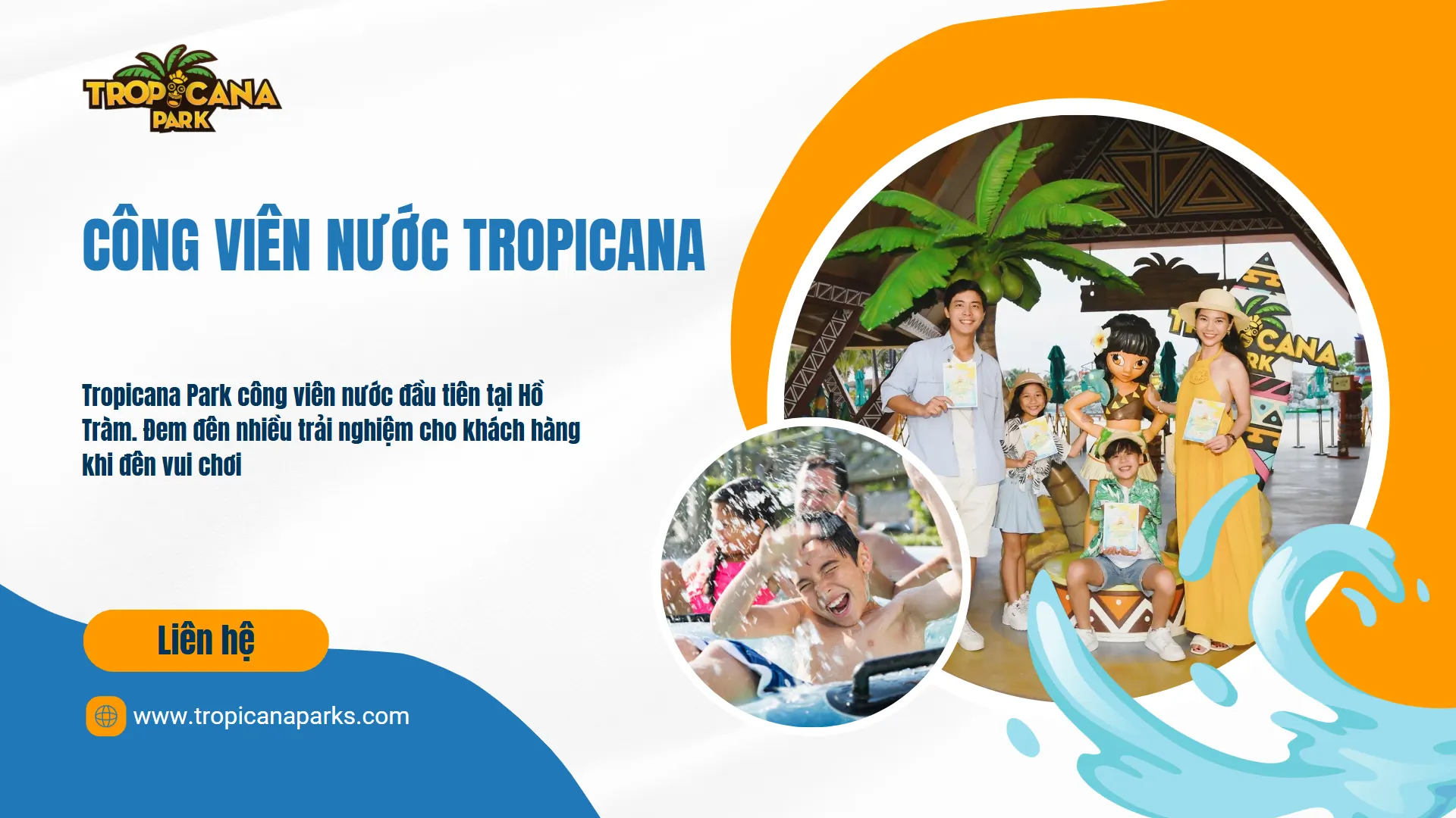 Công viên nước Tropicana Park Hồ Tràm